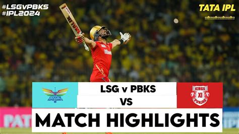 Watch live cricket streaming of LSG vs PBKS, 11th Match.
